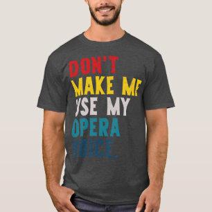 Camiseta Não Me Faça Usar Minha Voz