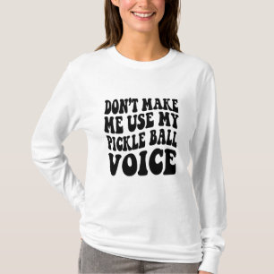 Camiseta Não me faça usar minha voz de BOLA