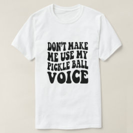Camiseta Não me faça usar minha voz de BOLA