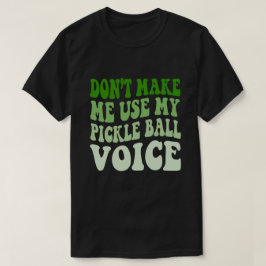 Camiseta Não me faça usar minha voz de BOLA