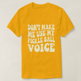 Camiseta Não me faça usar minha voz de BOLA