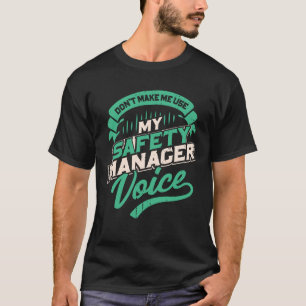 Camiseta Não me faça usar minha voz do Gerenciador de Seg