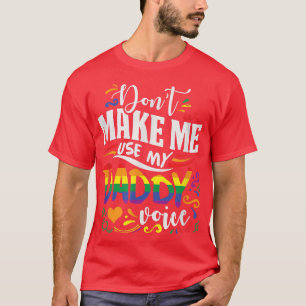 Camiseta Não me faça usar minha voz Pai