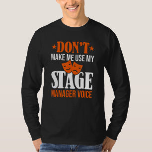 Camiseta Não me faça usar o My Palco Manager Voice Musical 