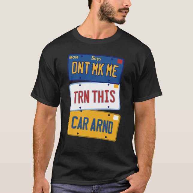 Camiseta Não me faça virar este carro (Frente)