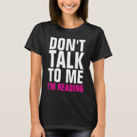 Não me fale que eu estou lendo o t-shirt da