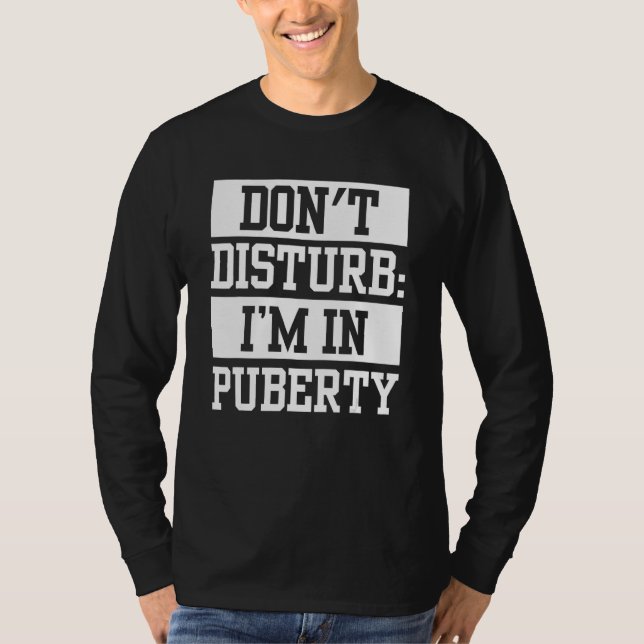 Camiseta Não me incomode, estou em Adolescência Adolescente (Frente)