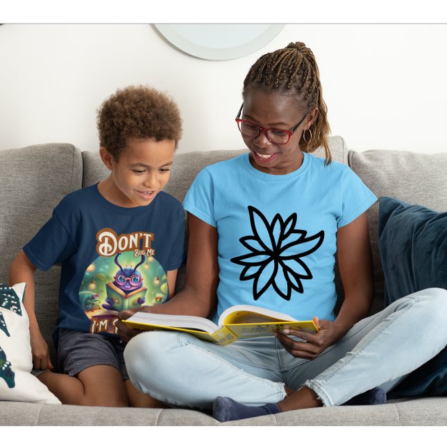 Camiseta Não me Inseto que estou lendo Inseto (Criador carregado)