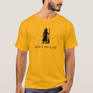 Camiseta Não Me Lance Feitiço Bruxa Paródia da Bandeira de