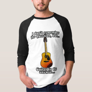 Camiseta Não me lembro da pergunta. citação engraçada de gu