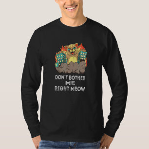 Camiseta Não Me Obedeça A Mim, Eu Estou Irritado Cat Catzil