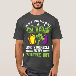 Camiseta Não me pergunte por que eu sou Vega da Proteína Ve