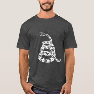 Camiseta Não me pise apenas na Gadsden Flag Rattlesnake