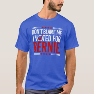 Camiseta Não me responsabilize que eu votei para Bernie --