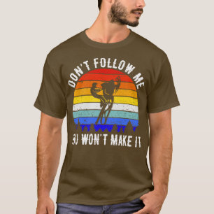 Camiseta Não Me Siga Você Não Vai Torná-Lo Snowmobile V