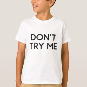 Camiseta Não me tente papel tissue