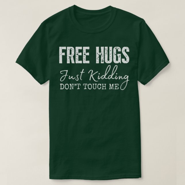 Camiseta Não me toque (Frente do Design)