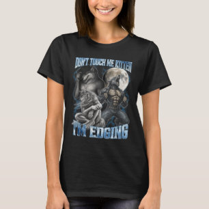 Camiseta Não Me Toque Gatinho Estou Fazendo Edging Lobo Alf