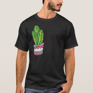 Camiseta Não me toques mulheres mens Cactus Cute Plant Gard