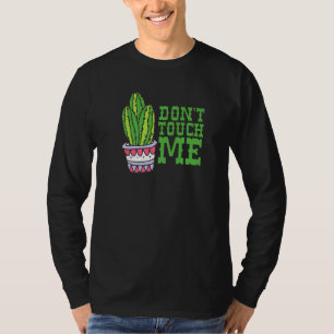 Camiseta Não me toques mulheres mens Cactus Cute Plant Gard