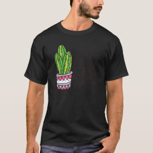 Camiseta Não me toques mulheres mens Cactus Cute Plant Gard