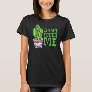 Camiseta Não me toques mulheres mens Cactus Cute Plant Gard