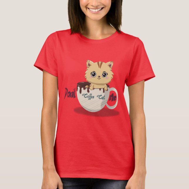 Camiseta Não me venha com café (Frente)