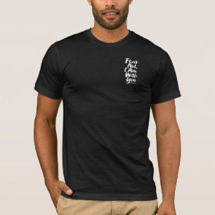 Camiseta NÃO MEDO, estou com você, Christian - Isaiah 41:10