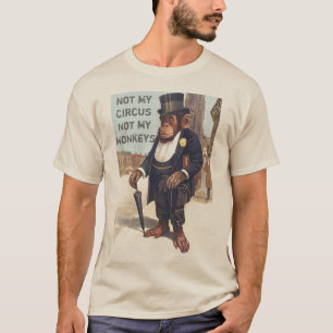 Camiseta não meu circo não meus macacos, NÃO MEU PROBLEM