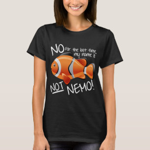 Camiseta NÃO - Meu nome NÃO é...(Texto Branco)
