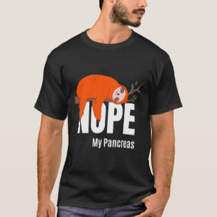 Camiseta Não Meu Pâncreas Lama Coca Tipo 1 Diabetes Fu