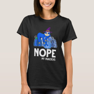 Camiseta Não Meu Pâncreas Preguiça Fofa Tipo 1 T1D Diabetes