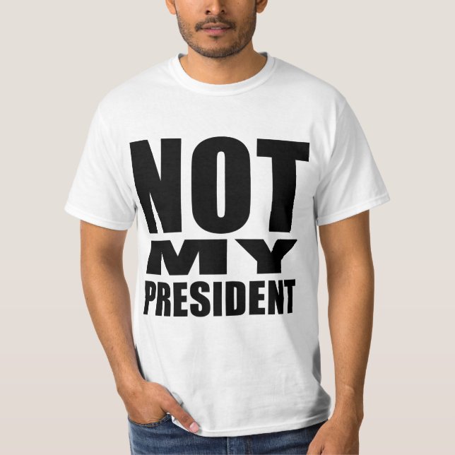 CAMISETA "NÃO MEU PRESIDENTE " (Frente)