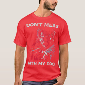 Camiseta Não mexa com o meu cachorro