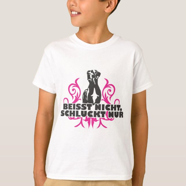 Camiseta não morde, só engole (Frente)