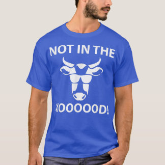 Camiseta Não Na Fazenda De Vaca Engraçada.