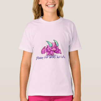 Camiseta Não Na Minha Lista De Acertos, Teto De Dragão Rosa