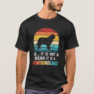 Camiseta Não, Não É Um Cão De Urso Da Terra Nova