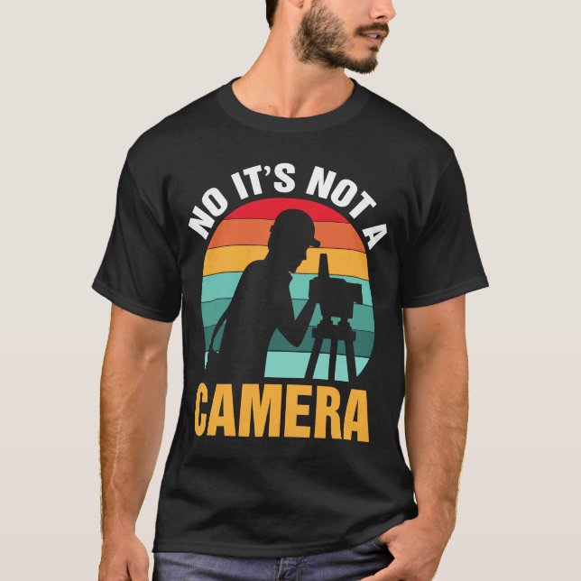 Camiseta Não, não é uma pesquisa de câmera (Frente)