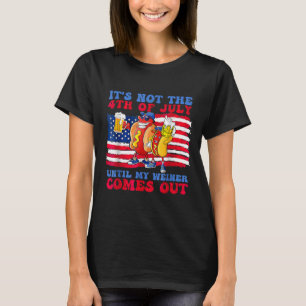 Camiseta Não No Dia 4 De Julho Até Que Meu Ouvinte Sai Quen