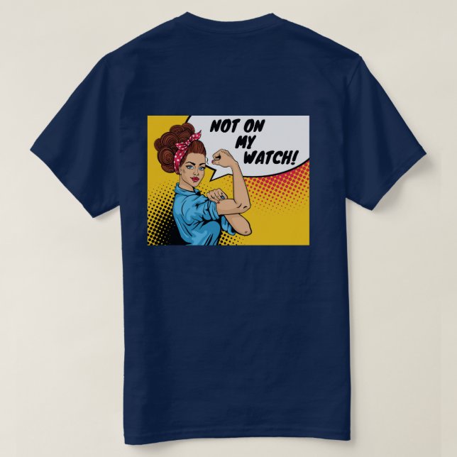 Camiseta Não No Meu Turno (Verso do Design)