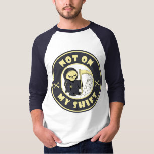Camiseta Não no meu turno a citação do Dia das Bruxas da Gr