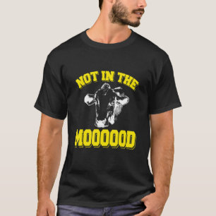 Camiseta Não no Presente Incrível da Vaca do MADEIRO