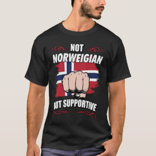 Camiseta Não Norueguês, Mas Viagem Turístico De Apoio Da No