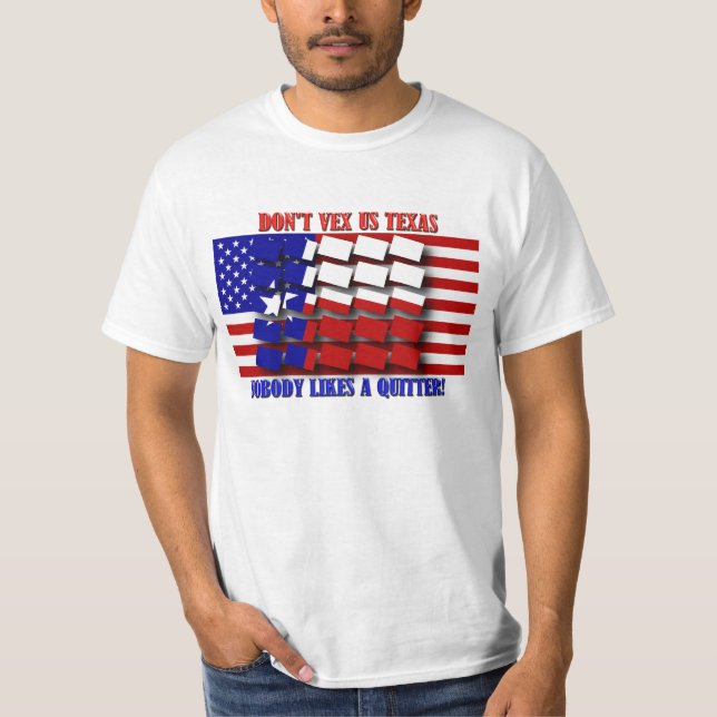 Camiseta Não nos vexes no Texas - Ninguém gosta de um desis (Frente)