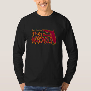 Camiseta não nova york minha bandeira florida vintage flori