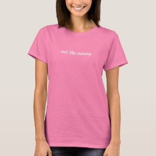 Camiseta Não o baby-sitter