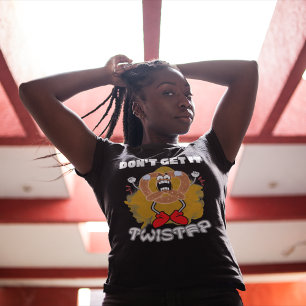 Camiseta Não o deixes torcido Pretzel com raiva