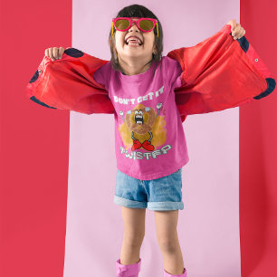 Camiseta Não o deixes torcido Pretzel com raiva