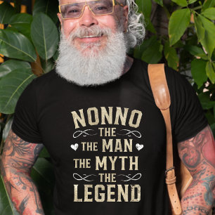 Camiseta NÃO  O Homem O Mito A Lenda O Dia do Pai